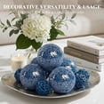 thumbnail image 4 of 5PCS Decorative Balls for Bowls, 3 Inch Blue Orbs Glass Centerpiece Bowls Mosaic Sphere Home Decoration Dining Table, 4 of 4