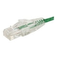 thumbnail image 2 of Monoprice SlimRun - Patch cable - RJ-45 (M) to RJ-45 (M) - 7 ft - UTP - CAT 6 - riser, snagless, stranded - green, 2 of 2
