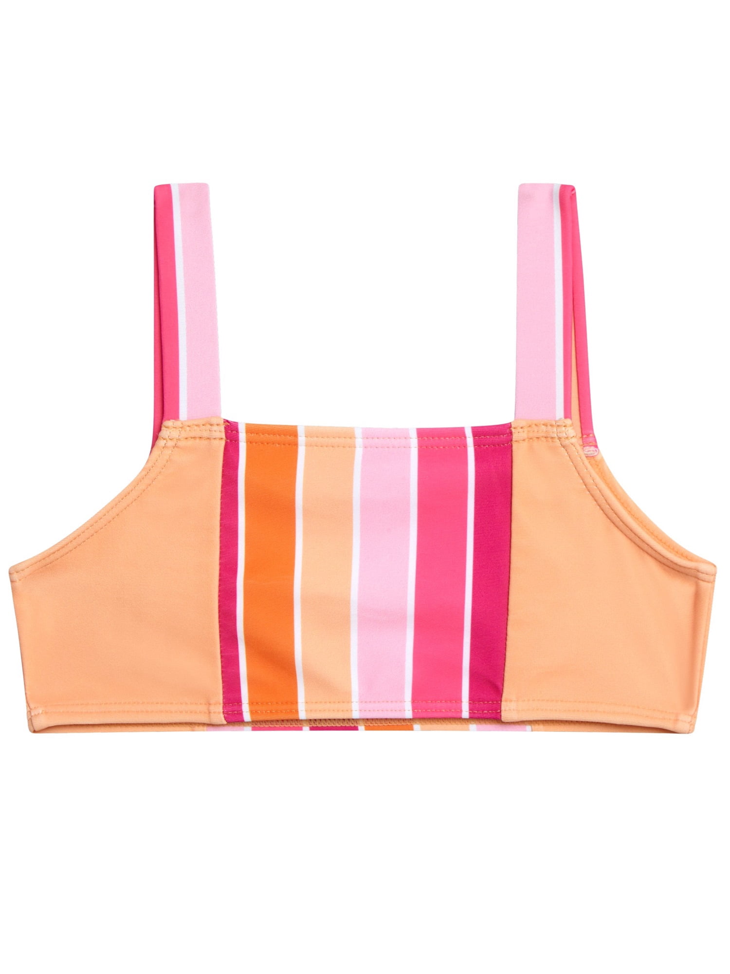 Jessica Simpson Toddler Girls’ Bikini and Rash Guard Swim Set with UV Protection, 3-Piece, Sizes 2T-4T