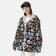 thumbnail image 4 of Picia Colorful Screws Women's Men's UPF 50+ Sun Protection Hoodie Shirt Long Sleeve SPF Fishing Outdoor UV Hiking Lightweight Shirts-Small, 4 of 9