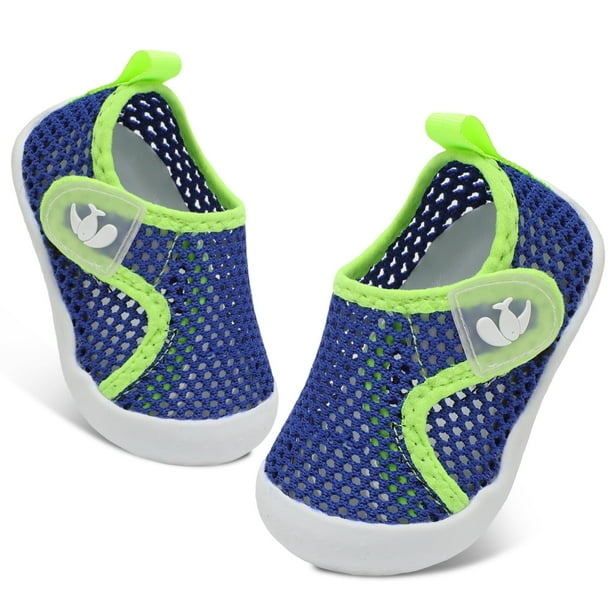 Zapatos acuáticos FEETCITY para bebés y niñas, azul y verde, de 0 a 24 meses