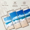 thumbnail image 6 of Elephant Stock Caribbean Ocean Wave Wall Art - Horizontal Multi Panel Canvas - Living Room Wall Decor - Beach Multi Panel - Beige And Blue Decor - 84" x 54", 6 of 8