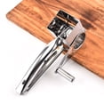 thumbnail image 5 of Stainless Steel Hand Grater Effortless Manual Crank Grinder Slicer for Hard Cheese Chocolate Vegetables and More, 5 of 6