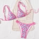 thumbnail image 4 of Traje de baño para mujer Traje de baño de bikini a rayas para mujer Traje de baño de playa de cintura alta Trajes de baño para mujer, 4 of 8