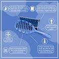 thumbnail image 3 of Magic Hair Brush, Blue Fashion, 3 of 8