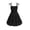 Black, variant on Arshiner Girls' Summer Sundress Floral Boho Spaghetti Strap Ruffled Tiered Midi Dresses Casual Cami Dress