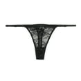 thumbnail image 5 of Nabtos Floral Lace Thongs Underwear For women String Adjustable Panties Low Rise Sexy Lingerie 6 Pack, 5 of 6