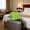 Green, variant on Portable Cosmetic Bag, Lightweight & Easy Clean, Classic Grid Style for Daily Cosmetic Storage and Gym Toiletry Pouch