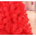 thumbnail image 2 of Prettybuy Arbre de Noël avec Support en Plastique, 3 Pieds, PVC (Rouge), 2 of 3