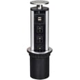 thumbnail image 1 of Brrnoo - Torre de alimentación multicontacto para Mesa con USB y 2 Puertos USB para Oficina y hogar, 1 of 9