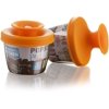 Tomorrow's Kitchen Popsome Toddler Pop Shake & Snack Container, Orange