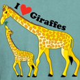 thumbnail image 3 of CafePress - I Love Giraffes T Shirt - Mens Comfort Colors Shirt, 3 of 5