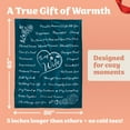 thumbnail image 3 of Gifts for Wife Blanket, Wife Gifts for Her Anniversary, My Wife Birthday Gift Ideas, Gift from Husband for Wife Anniversary, Birthday Presents for Wife Romantic,Throw Blanket 65" x 50" (Coral Blue), 3 of 5