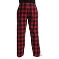 thumbnail image 3 of #followme Cotton Flannel Pajama Pants for Men (Buffalo Plaid - Red Black 100% Cotton Flannel, XX-Large), 3 of 3