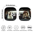 thumbnail image 4 of KUIFORTI 2 Pcs Car Windshield Sun Shade Cute Cat Sunshades 28.5"x25.5" Car Shades for Front Windows, Quick Fold Block UV Reflect Heat to Keep Your Car SUV Van Truck Cool, 4 of 5