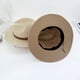 thumbnail image 4 of Zhuge Sombrero panameño, sombrero de regalo de paja, talla M (56 - 58cm), blanco, 1 pieza, 4 of 5
