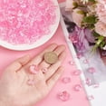 thumbnail image 3 of DIY 14OZ Pink Fake Ice Rocks 375 pcs Crystal Cubes Stones Crushed Ice Rocks Cubes Stones Acrylic Gems for Glass Vase Fillers Floral Display Wedding Centerpieces Crafts Home Decoration DIY, 3 of 8