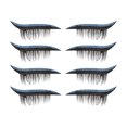 thumbnail image 1 of 4Pairs Paillettes Autocollants de Cils Réutilisables Femmes Fournitures de Beauté, 1 of 8
