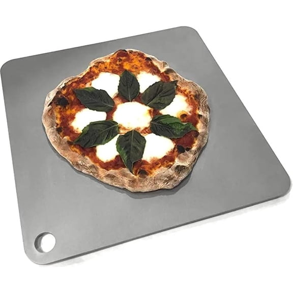 16" by 16" Pizza Steel (1/4" Thickness) - Multipurpose Cooking Steel for Ovens & Grills