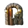 thumbnail image 1 of Estatuilla de dinosaurio, Material de resina, estilo lindo vívido, compacto, atractivo, decorativo, estatua artística de dinosaurio para decoraciones, 1 of 8