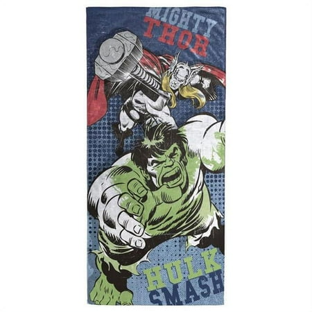 Marvel Heroes & Avengers 112267 Marvel Heroes & Avengers Avengers Thor & Hulk Beach Towel