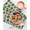 thumbnail image 3 of St Patrick's Day Kitchen Dish Towels for Drying Dishes Set of 3, Spring Green Shamrock Vintage Rustic Beige Waffle Weave Microfiber Hand Tea Bathroom Towels Quick Dry & Absorbent Towel 12x12, 3 of 7