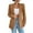 Khaki, variant on Aboser Hot Pink Blazer for Women Fashion Dressy Open Front Jackets Y2K Solid Color Cardigan Lapel Long Sleeve Coat Slim Fit Business Attire