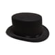 thumbnail image 4 of Gorra de fiesta formal Yuyangstore Sombrero de copa de fieltro negro Accesorio de disfraz de Halloween M, 4 of 8