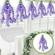 thumbnail image 4 of Decoración del hogar, decoración de habitaciones, decoración de paredes, flores lilas, enredaderas de flores para techo, guirnaldas, flores decorativas para bodas, ideal para bodas, hogar, oficina, ar, 4 of 6