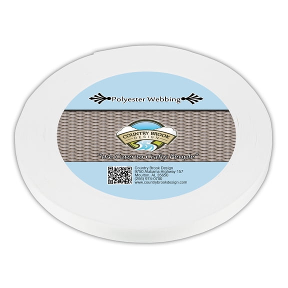 Country Brook Design - Printable Heat Set Lanyard Polyester Webbing (5/8 Inch Wide, 10 Yards)