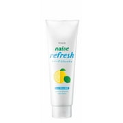 Kracie Japan Naive 2-in-1 Facial Cleansing Foam Makeup Cleanse - Lemon 200g