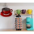 thumbnail image 2 of Made Easy Kit Carousel Coffee Pod Holder, Compatible with Keurig K-Pods K-Cups, Countertop Rack Storage Organizer, Metal Home and Kitchen Decor, Capsule Café Station Bar (Large, Black Cat), 2 of 4
