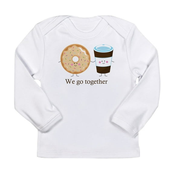 CafePress - We Go Together Like Coffee And Donuts Long Sleeve - Long Sleeve Infant T-Shirt