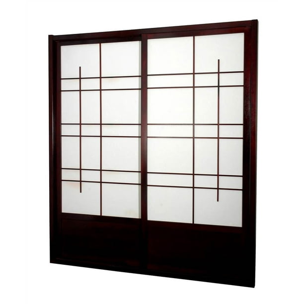 Art Deco Eudes 7 Ft Tall 2 Sided Shoji Sliding Door Kit Com Art Deco Eudes 7 Ft Tall 2 Sided Shoji, Art Deco Sliding Doors