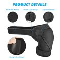 thumbnail image 5 of Injury Recovery Compression Support Sleeve Shoulder Brace, Sleeve Wrap for Shoulder Stability, for Torn Rotator Cuff, Dislocation, Tendonitis, Sprain, Arthritis, Pain Relief,, 5 of 5