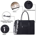 thumbnail image 4 of Bolsa de lona BTOOP para portátil, para mujer, hombro de trabajo, 15.6 pulgadas, 4 of 9
