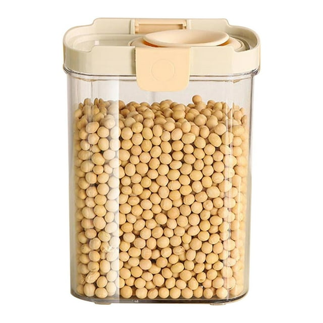 Amzcrzy Foods Storage Sealed Jar Kitchen Appliances Kitchen Food Storage Sealed Jar Food-Grade Plastic Container for Cereals and Grains Snackle Box Container Meal Prep Containers Snack Containers