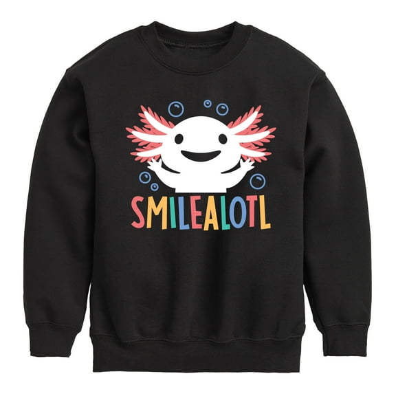 Instant Message - Smilealotl - Toddler & Youth Crewneck Fleece Sweatshirt