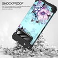 thumbnail image 4 of Casetego for Google Pixel 7 Case,with 2 Pack HD Soft Screen Protector+2 Tempered Glass Camera Lens Protector,Floral Shockproof Protective Cover for Women Girls,Blue Flower, 4 of 8