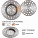 thumbnail image 4 of Kitchen Sink Strainer Set of 3 - Durable Stainless Steel Drain Filters for Home Use, 4 of 5