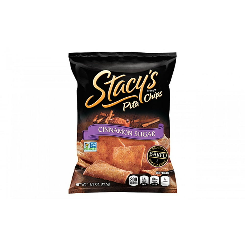 Stacy's Pita Chips Cinnamon Sugar, 1.5 oz, 24 Count