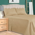 thumbnail image 2 of Superior 3-Piece 300 Thread Count Tan Egyptian Cotton Sheet Set, Twin XL, 2 of 8