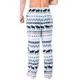thumbnail image 2 of LazyOne Men's Fleece Pajama Pants, Nordic Pajama Bottoms for Men, Animal (Winter Moose, X-SMALL), 2 of 7