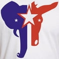 thumbnail image 3 of CafePress - Republican Democrat Fitted T Shirt - Fitted T-Shirt, Vintage Fit Soft Cotton Tee, 3 of 4