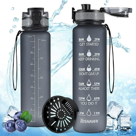 Dinohhi Bouteille d'eau de 1,5 litre - Sans BPA - Bouteille d'eau de ...