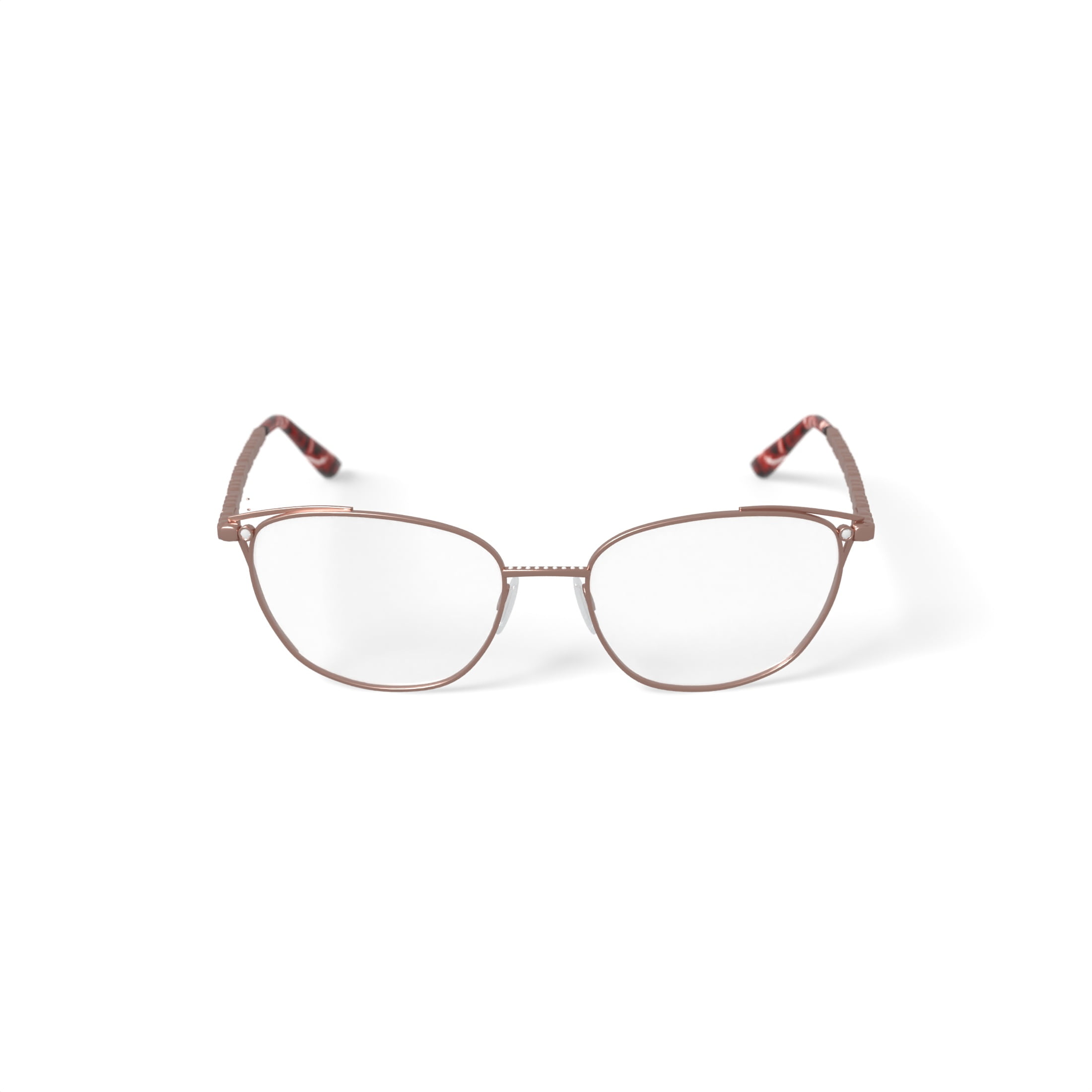 Bebe Women's BB4182 Prescription Eyeglasses with Case, Rose Gold