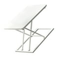 thumbnail image 4 of Table Élévatrice pour Ordinateur Portable, Table Élévatrice pour Ordinateur Portable 7 Vitesses Plaque d'Angle Ronde en Acier pour Maison Noir, Blanc, Argent, 4 of 8