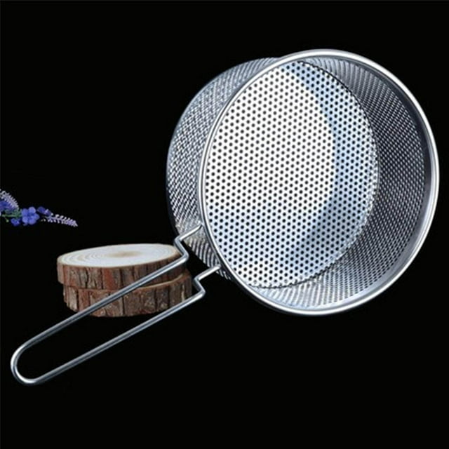 pitrice en Acier Inoxydable Frites Panier Filet Crépine Cuisine Grande