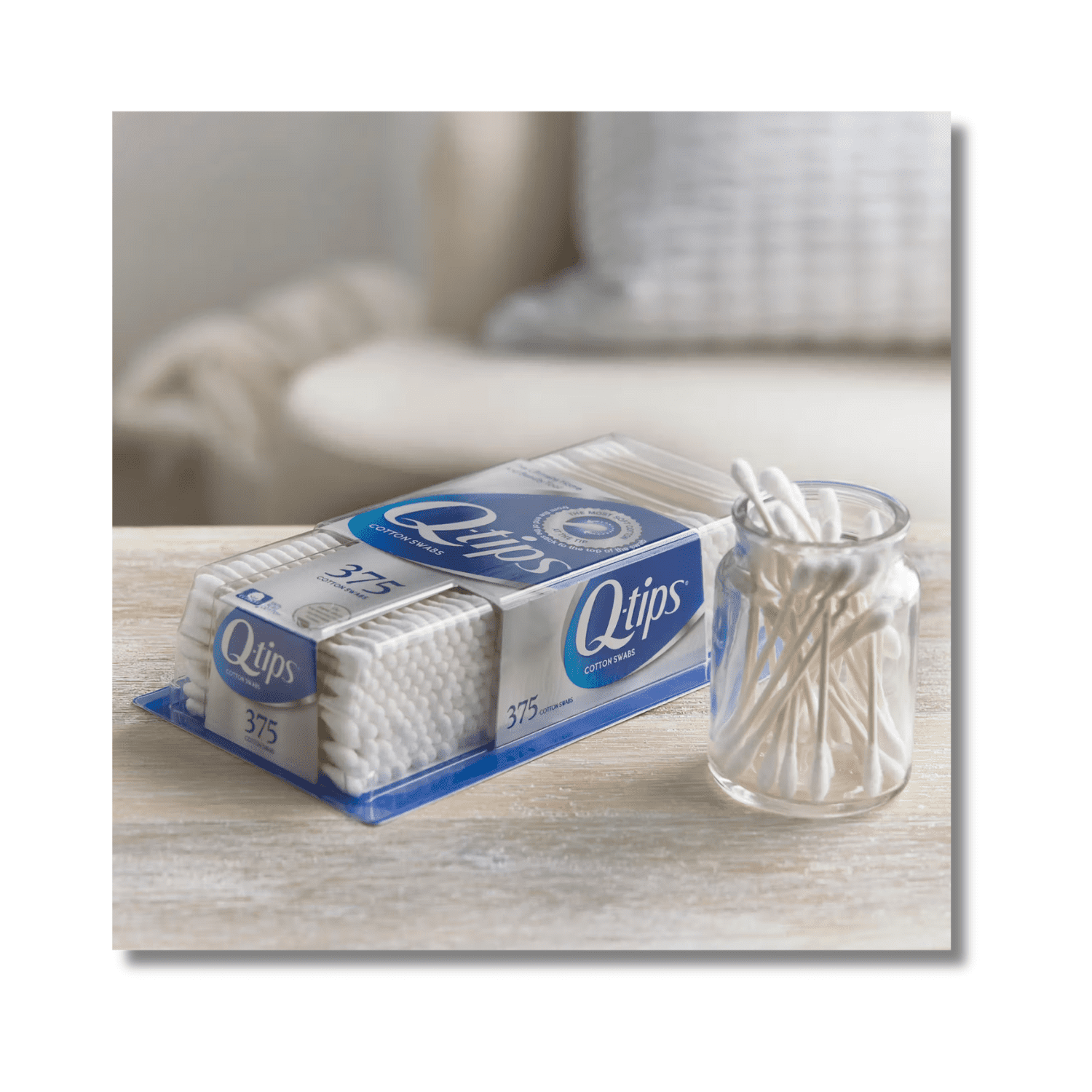 Q-Tips Cotton Swabs 375 Count – 3-Pack