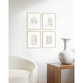 thumbnail image 3 of Haus and Hues Line Art Wall Decor Set of 4 - Line Drawing Wall Art, Art Prints Minimalist, Minimalist Line Art Wall Decor, Line Art Print, Minimalist Poster Set, Artwork Line (Unframed 11x14), 3 of 5